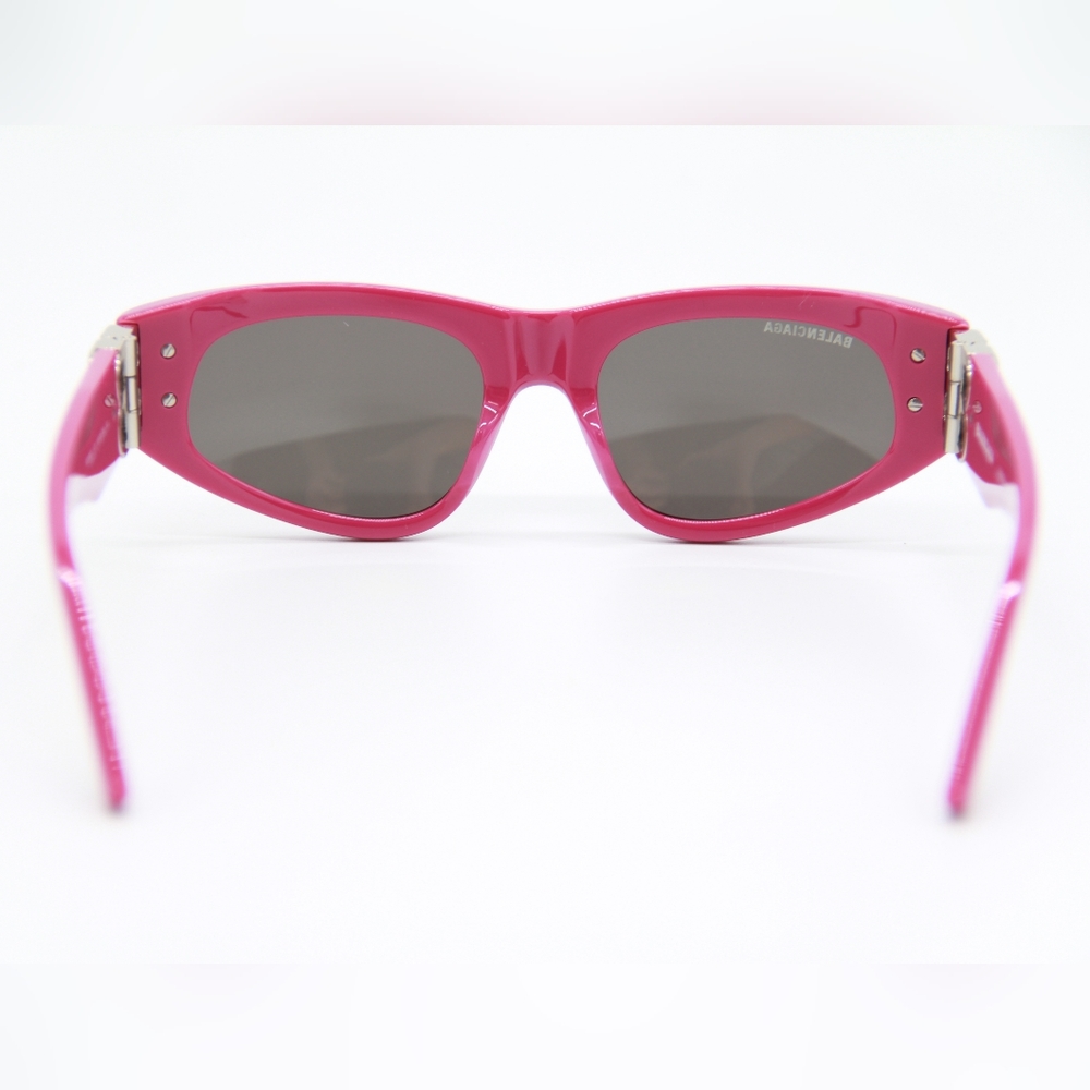 NEW BALENCIAGA SUNGLASSES BB0095S 017 PINK UNISEX  EYEWEAR - Picture 7 of 11